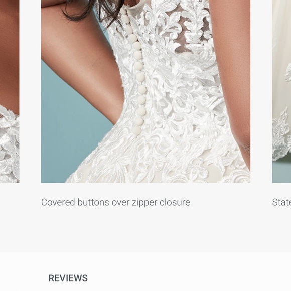 Maggie Sottero Lace Wedding Gown - Picture 8 of 11